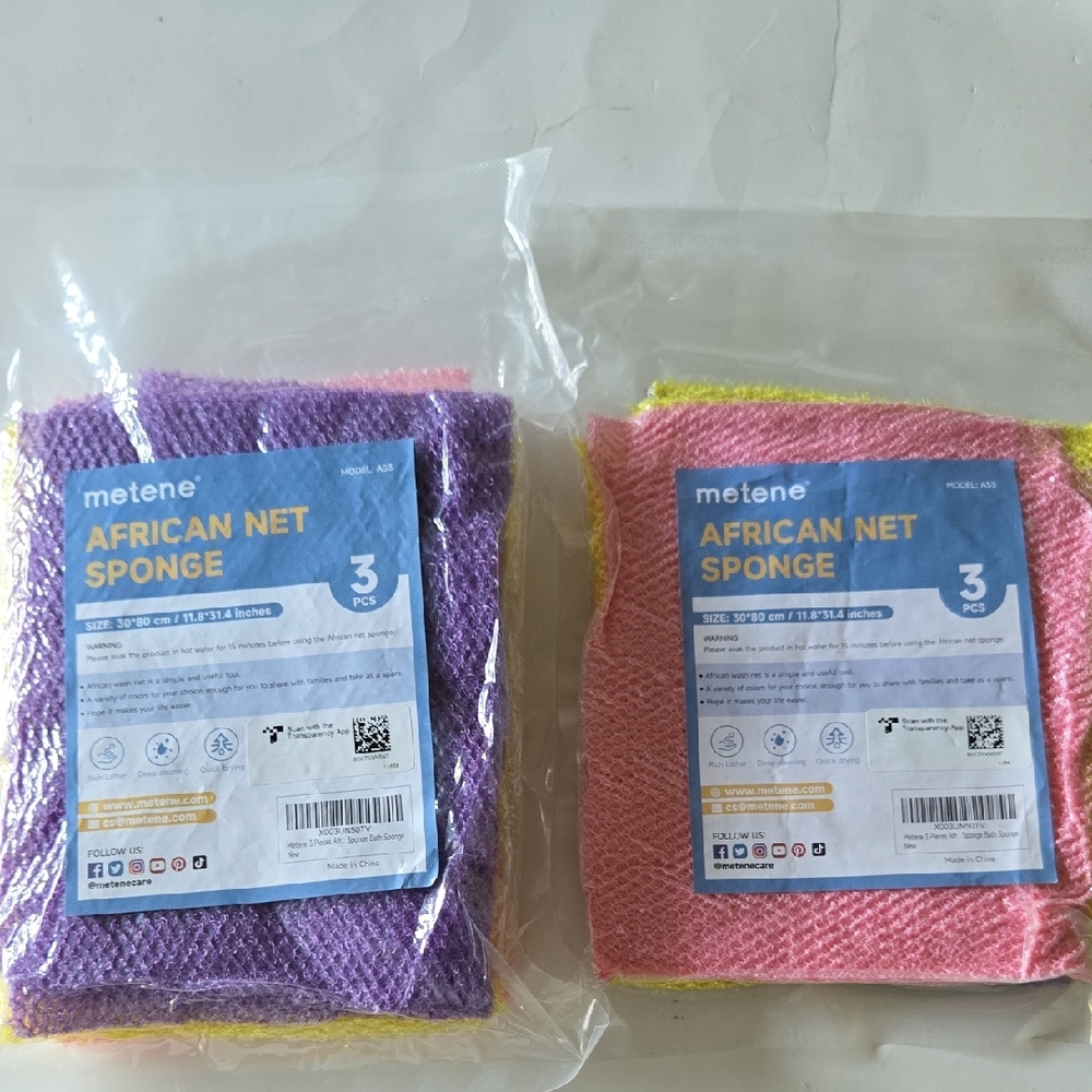 Metene African Net Sponge Set